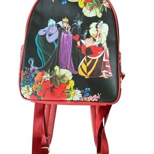 Loungefly Disney Villains Mini Backpack + Matching Makeup Bag Set